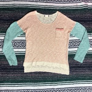 Colorblock sweater